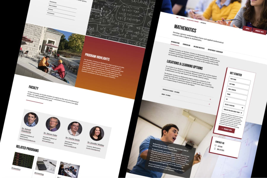 Park University｜website 海外院校网站设计 第十一期